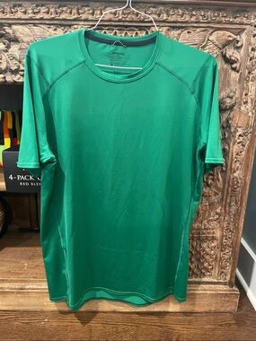 Patagonia Men's Short Sleeve Crew in light blue